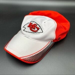 NFL Team Apparel Kansas City Chiefs Ball Cap Size Large-Extra Large Red White